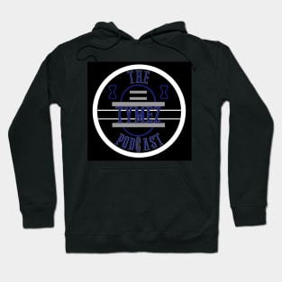 Tymez Podcast Black, Blue, and Gray Hoodie